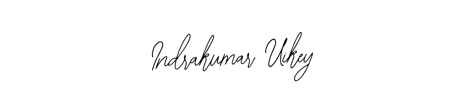 Use a signature maker to create a handwritten signature online. With this signature software, you can design (Bearetta-2O07w) your own signature for name Indrakumar Uikey. Indrakumar Uikey signature style 12 images and pictures png