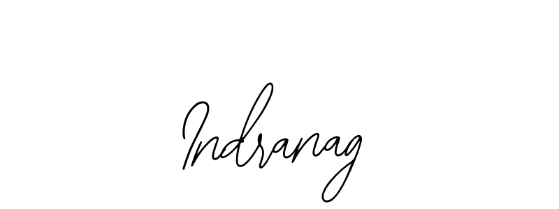 How to make Indranag name signature. Use Bearetta-2O07w style for creating short signs online. This is the latest handwritten sign. Indranag signature style 12 images and pictures png