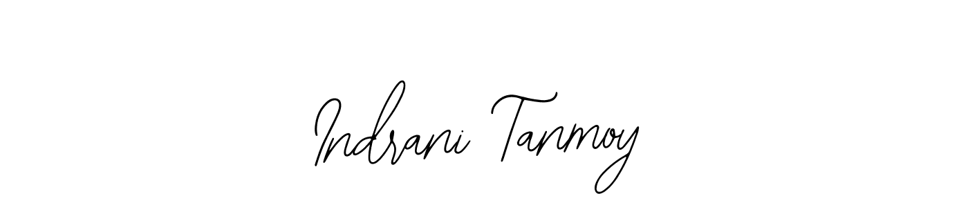 You should practise on your own different ways (Bearetta-2O07w) to write your name (Indrani Tanmoy) in signature. don't let someone else do it for you. Indrani Tanmoy signature style 12 images and pictures png