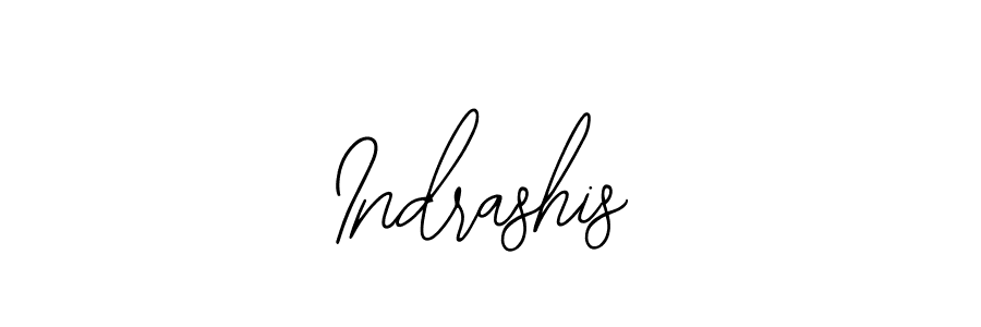 How to make Indrashis name signature. Use Bearetta-2O07w style for creating short signs online. This is the latest handwritten sign. Indrashis signature style 12 images and pictures png