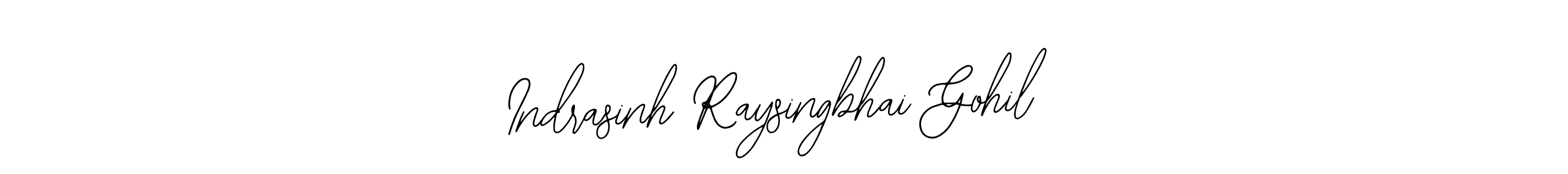 Make a beautiful signature design for name Indrasinh Raysingbhai Gohil. With this signature (Bearetta-2O07w) style, you can create a handwritten signature for free. Indrasinh Raysingbhai Gohil signature style 12 images and pictures png
