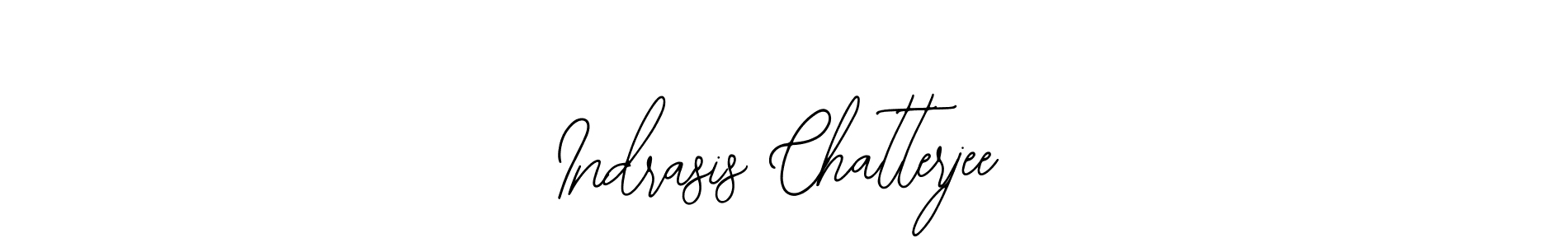 How to make Indrasis Chatterjee name signature. Use Bearetta-2O07w style for creating short signs online. This is the latest handwritten sign. Indrasis Chatterjee signature style 12 images and pictures png