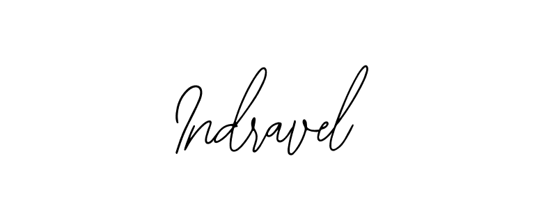 How to make Indravel name signature. Use Bearetta-2O07w style for creating short signs online. This is the latest handwritten sign. Indravel signature style 12 images and pictures png