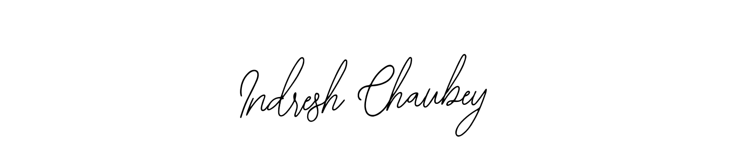 The best way (Bearetta-2O07w) to make a short signature is to pick only two or three words in your name. The name Indresh Chaubey include a total of six letters. For converting this name. Indresh Chaubey signature style 12 images and pictures png