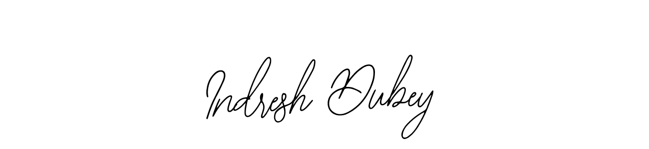 Use a signature maker to create a handwritten signature online. With this signature software, you can design (Bearetta-2O07w) your own signature for name Indresh Dubey. Indresh Dubey signature style 12 images and pictures png