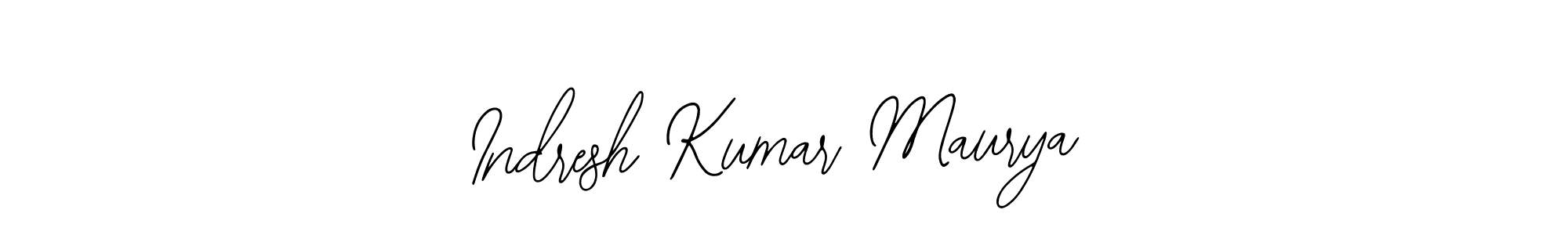 Indresh Kumar Maurya stylish signature style. Best Handwritten Sign (Bearetta-2O07w) for my name. Handwritten Signature Collection Ideas for my name Indresh Kumar Maurya. Indresh Kumar Maurya signature style 12 images and pictures png