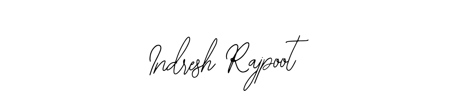 Also we have Indresh Rajpoot name is the best signature style. Create professional handwritten signature collection using Bearetta-2O07w autograph style. Indresh Rajpoot signature style 12 images and pictures png