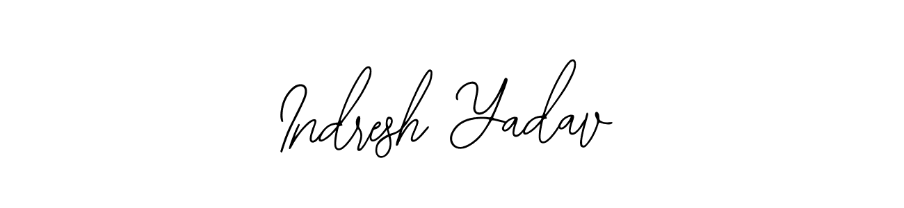 Also You can easily find your signature by using the search form. We will create Indresh Yadav name handwritten signature images for you free of cost using Bearetta-2O07w sign style. Indresh Yadav signature style 12 images and pictures png
