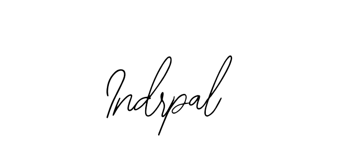 Design your own signature with our free online signature maker. With this signature software, you can create a handwritten (Bearetta-2O07w) signature for name Indrpal. Indrpal signature style 12 images and pictures png