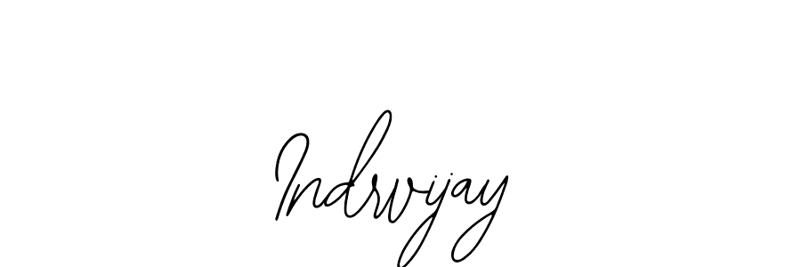 Make a beautiful signature design for name Indrvijay. Use this online signature maker to create a handwritten signature for free. Indrvijay signature style 12 images and pictures png