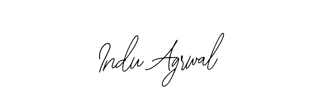 It looks lik you need a new signature style for name Indu Agrwal. Design unique handwritten (Bearetta-2O07w) signature with our free signature maker in just a few clicks. Indu Agrwal signature style 12 images and pictures png