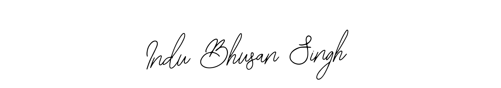 Bearetta-2O07w is a professional signature style that is perfect for those who want to add a touch of class to their signature. It is also a great choice for those who want to make their signature more unique. Get Indu Bhusan Singh name to fancy signature for free. Indu Bhusan Singh signature style 12 images and pictures png