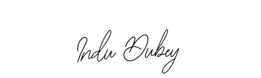 How to make Indu Dubey signature? Bearetta-2O07w is a professional autograph style. Create handwritten signature for Indu Dubey name. Indu Dubey signature style 12 images and pictures png