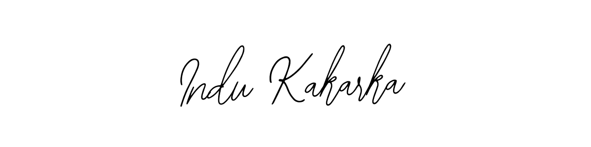 Use a signature maker to create a handwritten signature online. With this signature software, you can design (Bearetta-2O07w) your own signature for name Indu Kakarka. Indu Kakarka signature style 12 images and pictures png