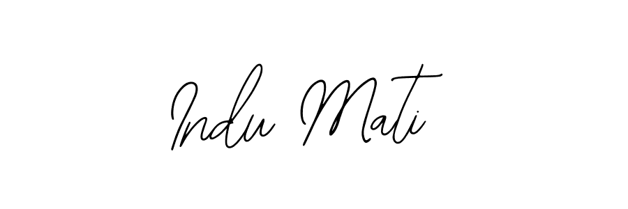 Also You can easily find your signature by using the search form. We will create Indu Mati name handwritten signature images for you free of cost using Bearetta-2O07w sign style. Indu Mati signature style 12 images and pictures png