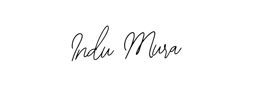 You should practise on your own different ways (Bearetta-2O07w) to write your name (Indu Mura) in signature. don't let someone else do it for you. Indu Mura signature style 12 images and pictures png