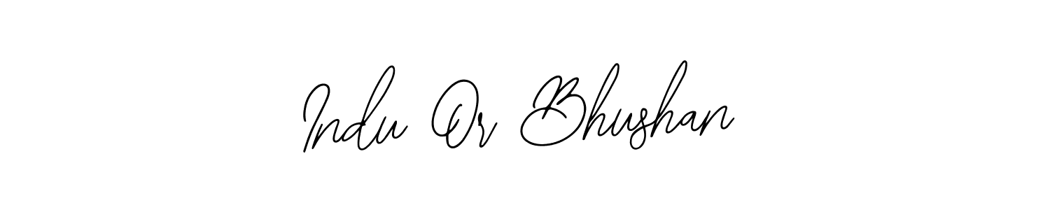 Create a beautiful signature design for name Indu Or Bhushan. With this signature (Bearetta-2O07w) fonts, you can make a handwritten signature for free. Indu Or Bhushan signature style 12 images and pictures png