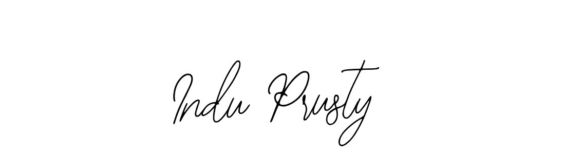 Make a beautiful signature design for name Indu Prusty. Use this online signature maker to create a handwritten signature for free. Indu Prusty signature style 12 images and pictures png