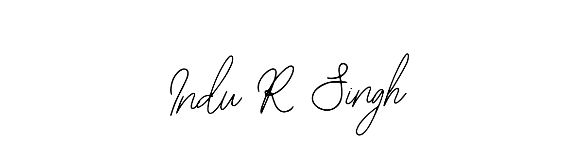 Make a beautiful signature design for name Indu R Singh. Use this online signature maker to create a handwritten signature for free. Indu R Singh signature style 12 images and pictures png