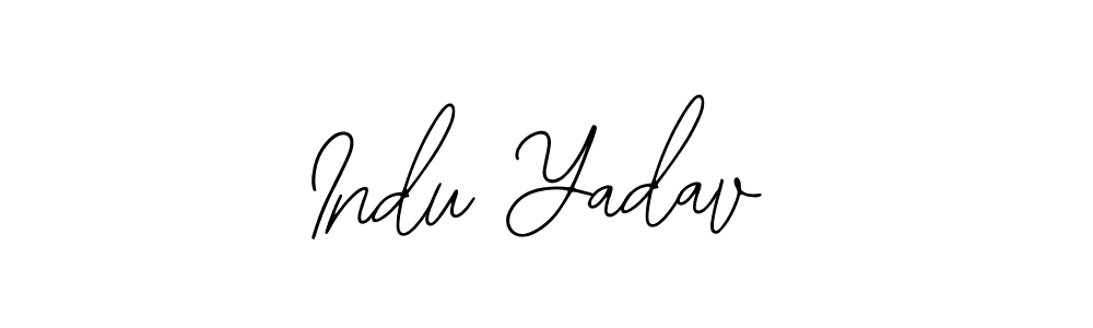 Make a beautiful signature design for name Indu Yadav. Use this online signature maker to create a handwritten signature for free. Indu Yadav signature style 12 images and pictures png