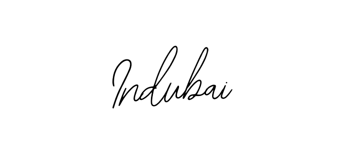 The best way (Bearetta-2O07w) to make a short signature is to pick only two or three words in your name. The name Indubai include a total of six letters. For converting this name. Indubai signature style 12 images and pictures png