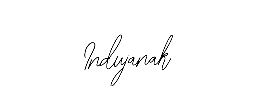 Create a beautiful signature design for name Indujanak. With this signature (Bearetta-2O07w) fonts, you can make a handwritten signature for free. Indujanak signature style 12 images and pictures png