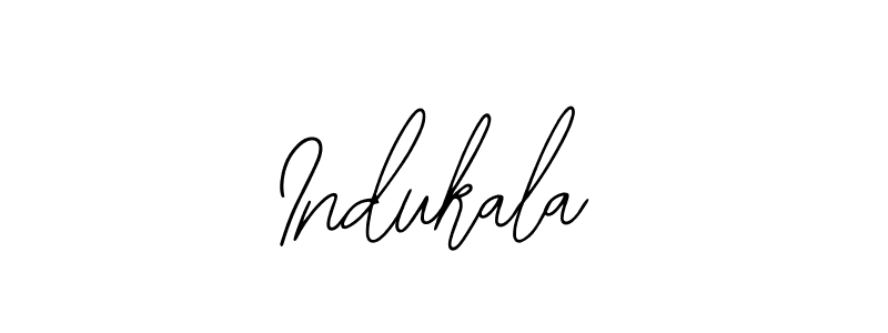 The best way (Bearetta-2O07w) to make a short signature is to pick only two or three words in your name. The name Indukala include a total of six letters. For converting this name. Indukala signature style 12 images and pictures png