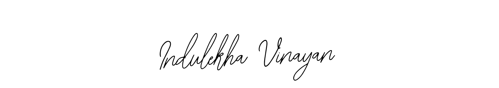 You should practise on your own different ways (Bearetta-2O07w) to write your name (Indulekha Vinayan) in signature. don't let someone else do it for you. Indulekha Vinayan signature style 12 images and pictures png