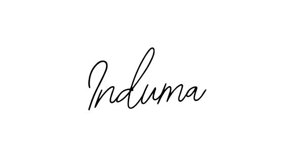 The best way (Bearetta-2O07w) to make a short signature is to pick only two or three words in your name. The name Induma include a total of six letters. For converting this name. Induma signature style 12 images and pictures png