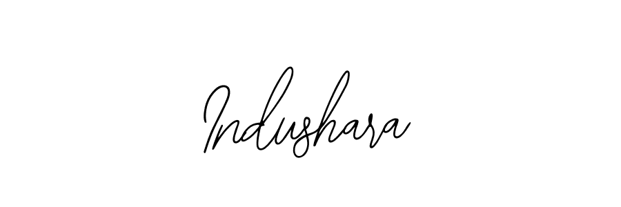 Also we have Indushara name is the best signature style. Create professional handwritten signature collection using Bearetta-2O07w autograph style. Indushara signature style 12 images and pictures png