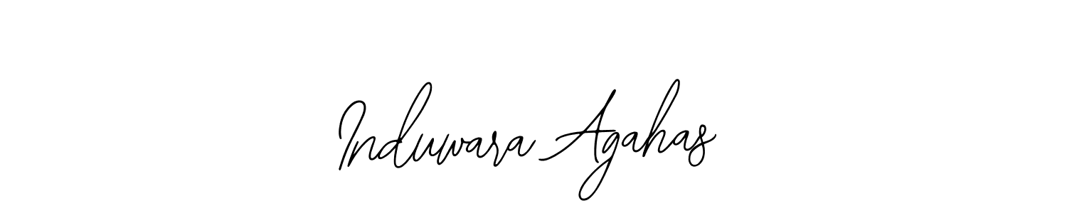 Induwara Agahas stylish signature style. Best Handwritten Sign (Bearetta-2O07w) for my name. Handwritten Signature Collection Ideas for my name Induwara Agahas. Induwara Agahas signature style 12 images and pictures png