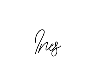 Also we have Ines name is the best signature style. Create professional handwritten signature collection using Bearetta-2O07w autograph style. Ines signature style 12 images and pictures png