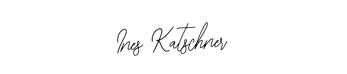 See photos of Ines Katschner official signature by Spectra . Check more albums & portfolios. Read reviews & check more about Bearetta-2O07w font. Ines Katschner signature style 12 images and pictures png