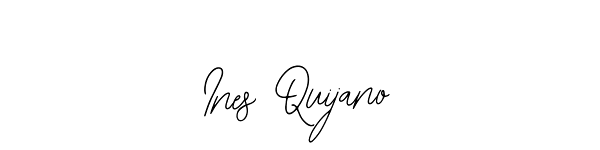 Similarly Bearetta-2O07w is the best handwritten signature design. Signature creator online .You can use it as an online autograph creator for name Ines Quijano. Ines Quijano signature style 12 images and pictures png