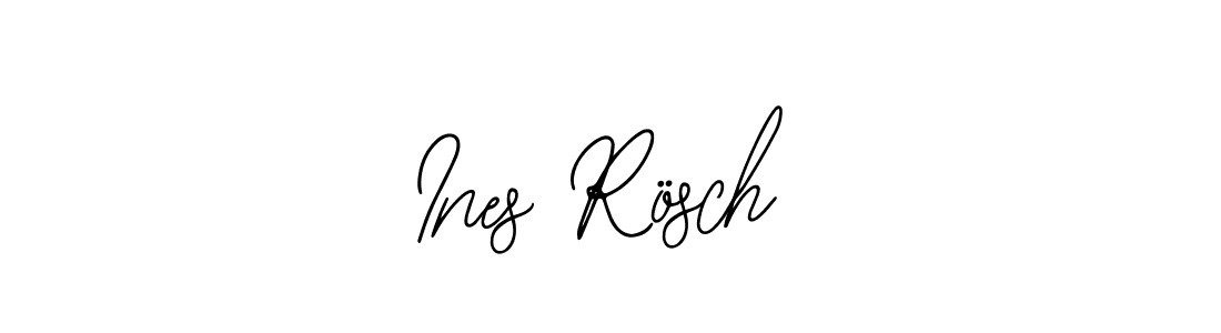 How to make Ines Rösch signature? Bearetta-2O07w is a professional autograph style. Create handwritten signature for Ines Rösch name. Ines Rösch signature style 12 images and pictures png