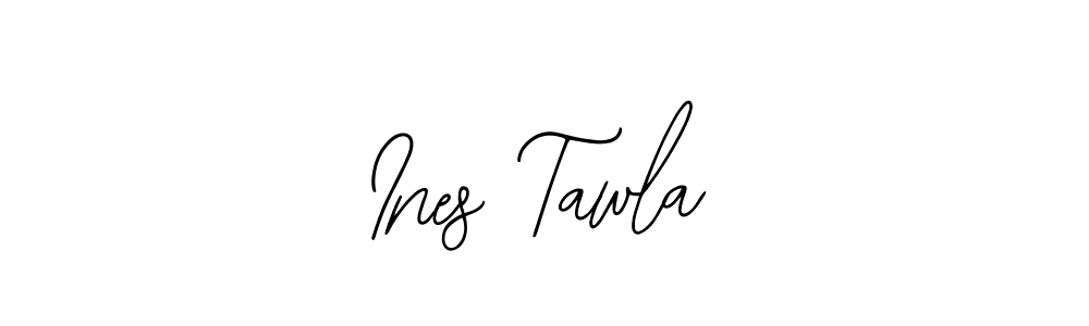 Ines Tawla stylish signature style. Best Handwritten Sign (Bearetta-2O07w) for my name. Handwritten Signature Collection Ideas for my name Ines Tawla. Ines Tawla signature style 12 images and pictures png