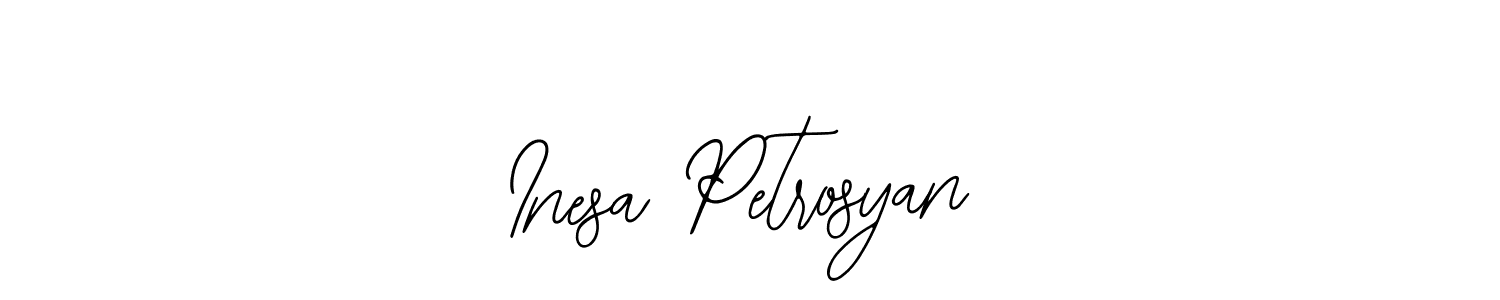 Similarly Bearetta-2O07w is the best handwritten signature design. Signature creator online .You can use it as an online autograph creator for name Inesa Petrosyan. Inesa Petrosyan signature style 12 images and pictures png