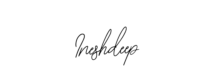 Design your own signature with our free online signature maker. With this signature software, you can create a handwritten (Bearetta-2O07w) signature for name Ineshdeep. Ineshdeep signature style 12 images and pictures png