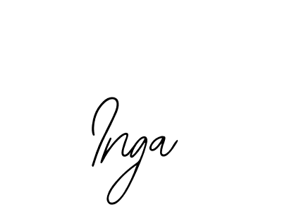 Make a beautiful signature design for name Inga. Use this online signature maker to create a handwritten signature for free. Inga signature style 12 images and pictures png