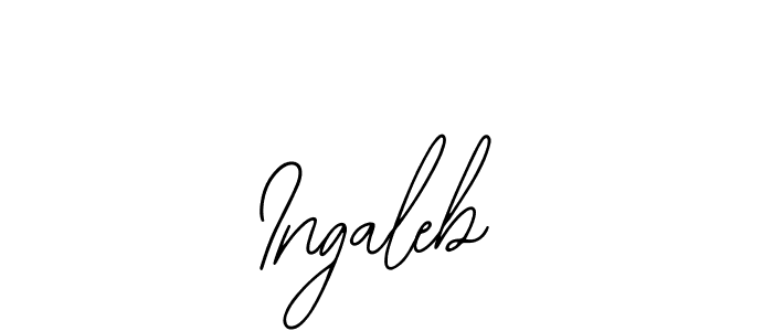 Also You can easily find your signature by using the search form. We will create Ingaleb name handwritten signature images for you free of cost using Bearetta-2O07w sign style. Ingaleb signature style 12 images and pictures png