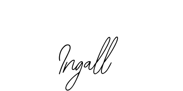 Ingall stylish signature style. Best Handwritten Sign (Bearetta-2O07w) for my name. Handwritten Signature Collection Ideas for my name Ingall. Ingall signature style 12 images and pictures png