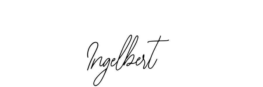 How to make Ingelbert name signature. Use Bearetta-2O07w style for creating short signs online. This is the latest handwritten sign. Ingelbert signature style 12 images and pictures png