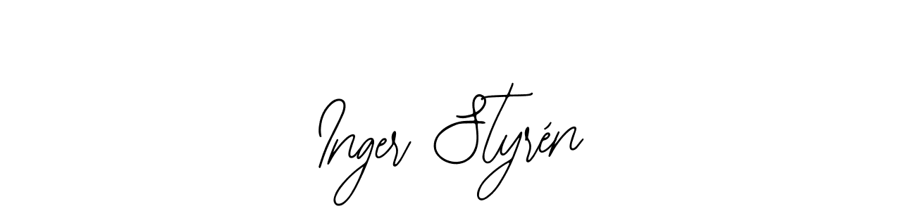 The best way (Bearetta-2O07w) to make a short signature is to pick only two or three words in your name. The name Inger Styrén include a total of six letters. For converting this name. Inger Styrén signature style 12 images and pictures png