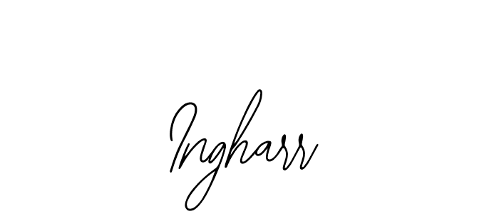 The best way (Bearetta-2O07w) to make a short signature is to pick only two or three words in your name. The name Ingharr include a total of six letters. For converting this name. Ingharr signature style 12 images and pictures png