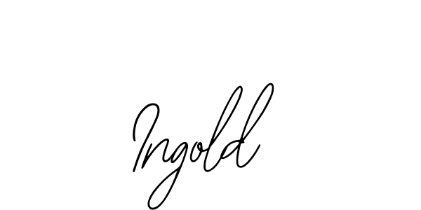 Use a signature maker to create a handwritten signature online. With this signature software, you can design (Bearetta-2O07w) your own signature for name Ingold. Ingold signature style 12 images and pictures png