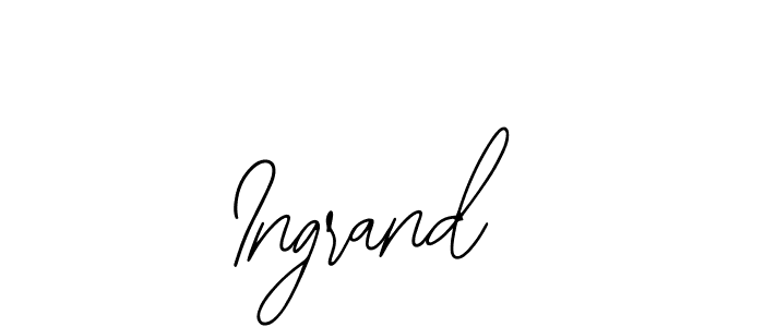 Ingrand stylish signature style. Best Handwritten Sign (Bearetta-2O07w) for my name. Handwritten Signature Collection Ideas for my name Ingrand. Ingrand signature style 12 images and pictures png