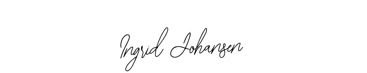 Design your own signature with our free online signature maker. With this signature software, you can create a handwritten (Bearetta-2O07w) signature for name Ingrid Johansen. Ingrid Johansen signature style 12 images and pictures png