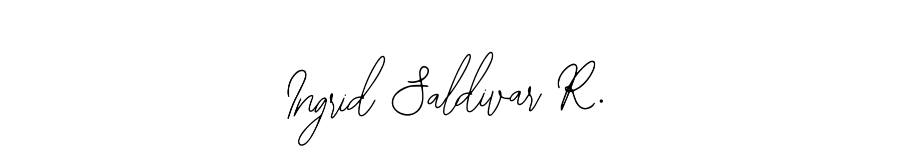 Similarly Bearetta-2O07w is the best handwritten signature design. Signature creator online .You can use it as an online autograph creator for name Ingrid Saldivar R.. Ingrid Saldivar R. signature style 12 images and pictures png