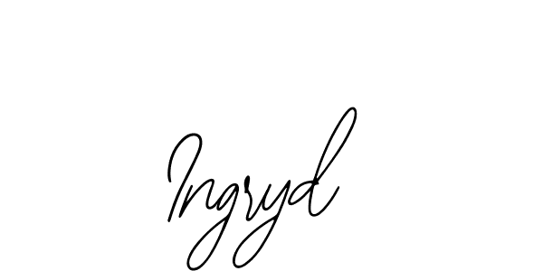 You should practise on your own different ways (Bearetta-2O07w) to write your name (Ingryd) in signature. don't let someone else do it for you. Ingryd signature style 12 images and pictures png