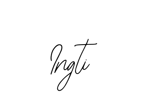 Make a beautiful signature design for name Ingti. Use this online signature maker to create a handwritten signature for free. Ingti signature style 12 images and pictures png
